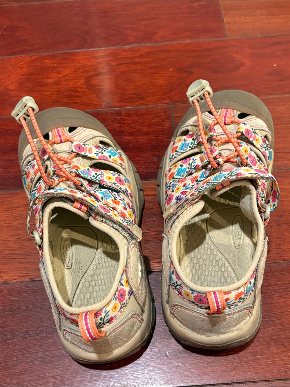 Kids' Newport H2 Water Friendly Sandal Keen Safari Birch Size US 2 Floral - Picture 11 of 13